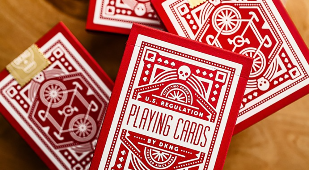 57051 full.png DKNG (Red Wheel) Playing Cards by Art of Play