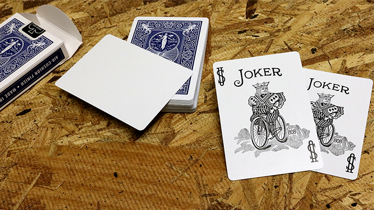 57497 alt3.png Bicycle Maiden Back (Blue) by US Playing Card Co