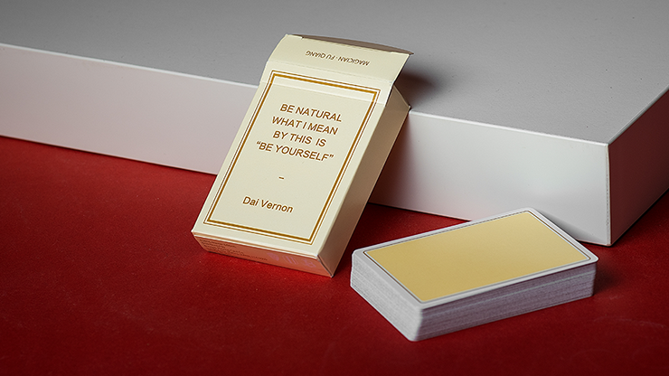 58868 alt1.png Magic Notebook Deck - Limited Edition (Champagne) by The Bocopo Playing Card Company