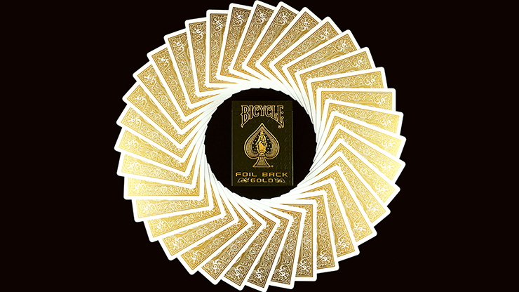 59165 alt2.png Bicycle MetalLuxe Gold Playing Cards Limited Edition by JOKARTE