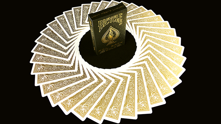 59165 full.png Bicycle MetalLuxe Gold Playing Cards Limited Edition by JOKARTE
