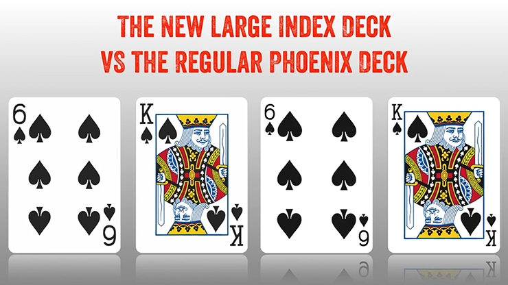 59288 alt3.png Phoenix Deck Large Index (Blue) by Card-Shark