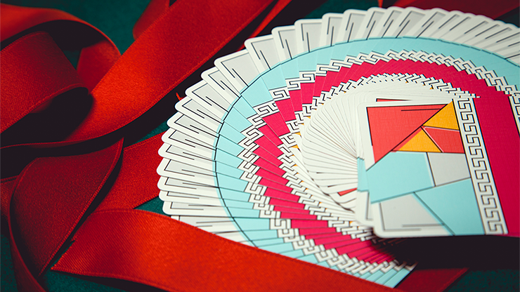 60624 alt2.png Red Stripe Playing Cards