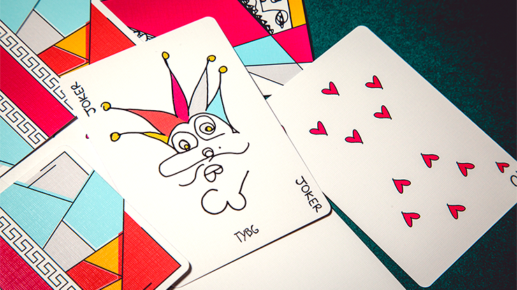 60624 alt4.png Red Stripe Playing Cards