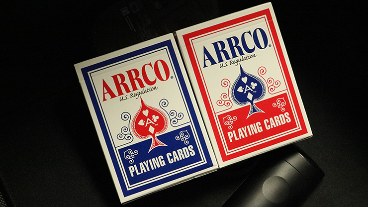61880 alt5.png ARRCO Playing Cards (Red)