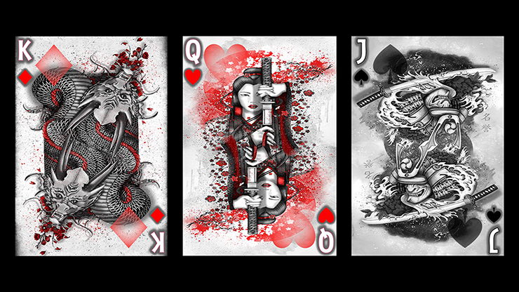 63686 alt3.png Silver Dragon (Standard Edition) Playing Cards by Craig Maidment