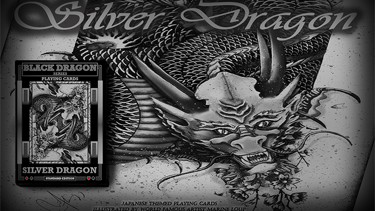 63686 full.png Silver Dragon (Standard Edition) Playing Cards by Craig Maidment