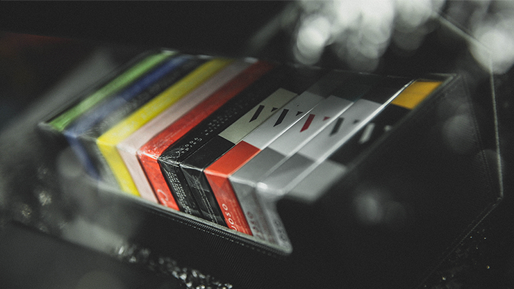 63842 alt1.png Playing Card Collection BLACK 12 Deck Box by TCC - Trick