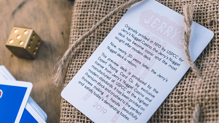 65054 alt2.png Modern Feel Jerry's Nuggets (Red) Playing Cards