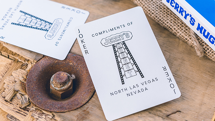 65056 alt4.png Modern Feel Jerry's Nuggets Gaff (Blue and Red) Playing Cards