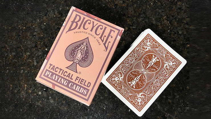 65194 alt3.png Bicycle Tactical Field Green Camo/Brown Camo (6 Decks) by US Playing Card Co