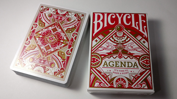 66595 alt1.png Agenda Red Basic Edition Playing Cards