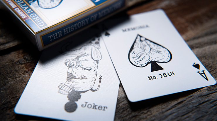 65959 alt5.png Memoria Deck (Feinaiglian Grid) Playing Cards