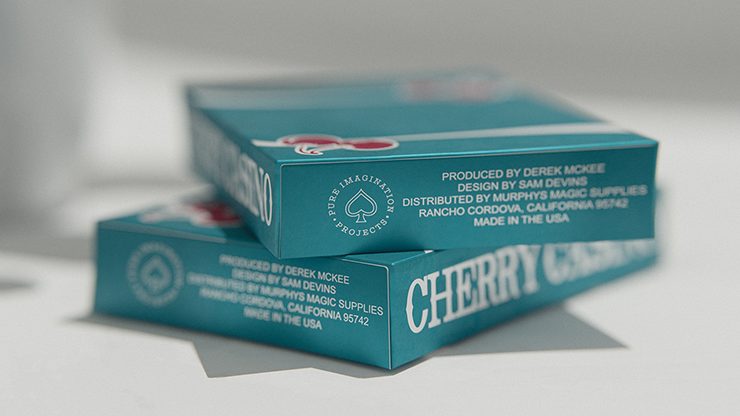 67479 alt1.png Cherry Casino (Tropicana Teal) Playing Cards by Pure Imagination Projects