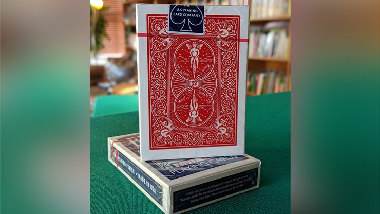 67838 alt1.png Experts Thin Crushed Printed on Web Press Rider Back Back (Red) Playing Cards
