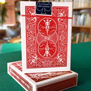 Experts Thin Crushed Printed on Web Press Rider Back Back (Red) Playing Cards