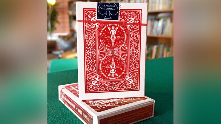 67838 full.png Experts Thin Crushed Printed on Web Press Rider Back Back (Red) Playing Cards