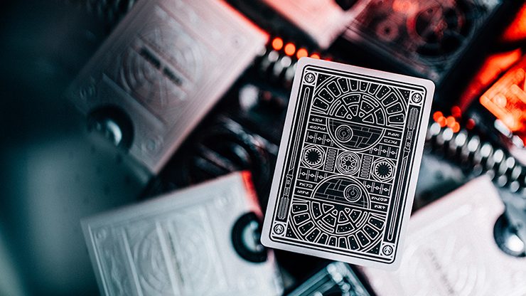 67887 alt2.png Star Wars Dark Side Silver Edition Playing Cards (Graphite Grey) by theory11