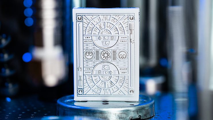 67888 alt1.png Star Wars Light Side Silver Edition Playing Cards (White) by theory11