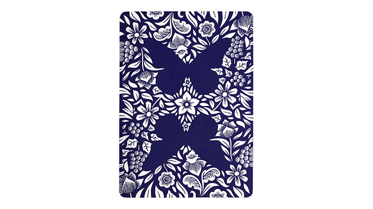 69050 alt2 1.png Butterfly Playing Cards Marked (Blue) 3rd Edition by Ondrej Psenicka