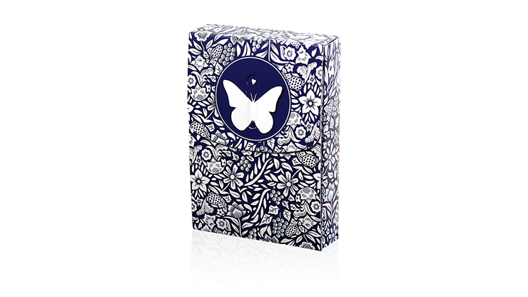 69050 full 1.png Butterfly Playing Cards Marked (Blue) 3rd Edition by Ondrej Psenicka