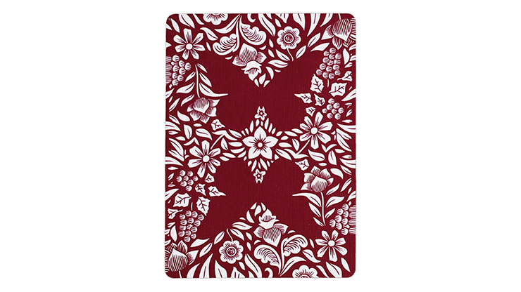 69051 alt2 1.png Butterfly Playing Cards Marked (Red) 3rd Edition by Ondrej Psenicka