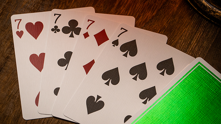 70100 alt5.png NOC (Green) The Luxury Collection Playing Cards by Riffle Shuffle x The House of Playing Cards
