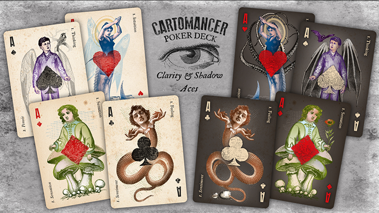 70449 alt1.png Cartomancer Clarity Classic (with Booklet) Playing Cards