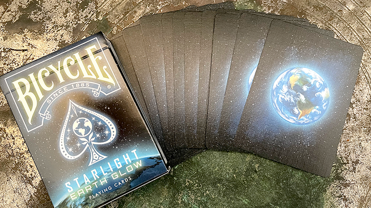 71028 alt1.png Bicycle Starlight Earth Glow Playing Cards by Collectable Playing Cards