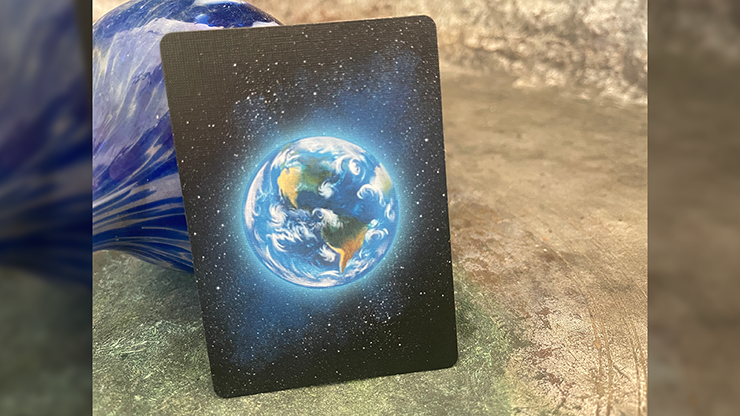71028 alt3.png Bicycle Starlight Earth Glow Playing Cards by Collectable Playing Cards