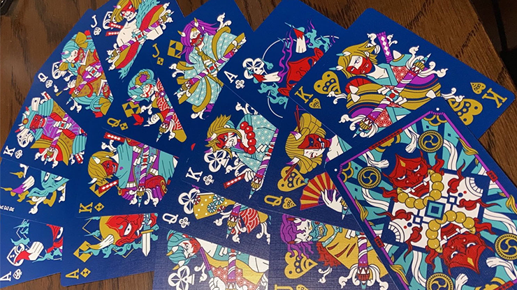 71596 alt2.png Bicycle Yaksha Oni Playing Cards by Card Experiment