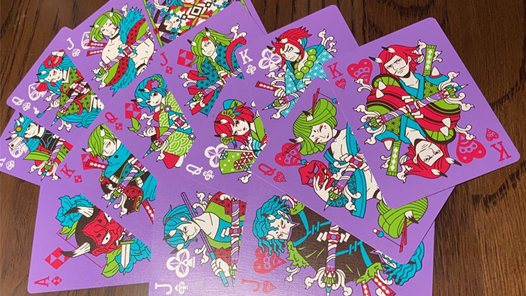 71597 alt2.png Bicycle Yaksha Hannya Playing Cards by Card Experiment