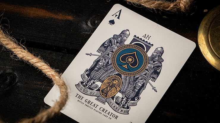 71756 alt4.png The Great Creator: Sky Edition Playing Cards by Riffle Shuffle