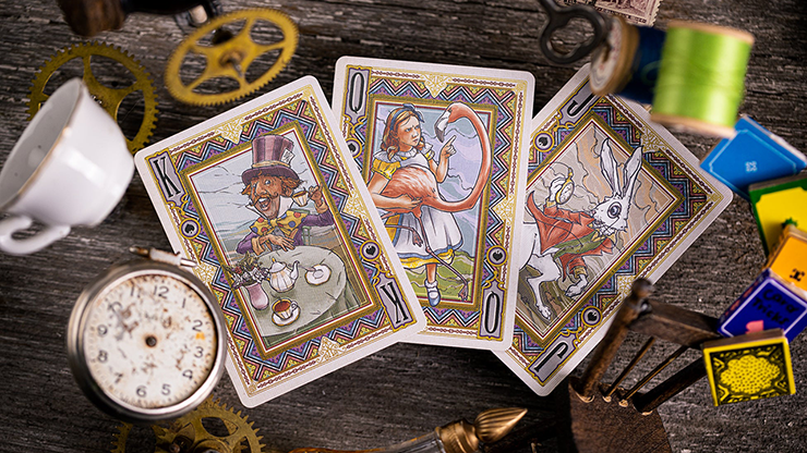 72033 alt4.png Alice in Wonderland Playing Cards by Kings Wild