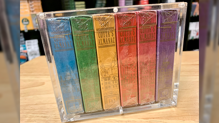 72158 alt2.png Gilded Cotta 6 Deck Set (w/ Case & Matching Tuck Seal Numbers) Playing Cards