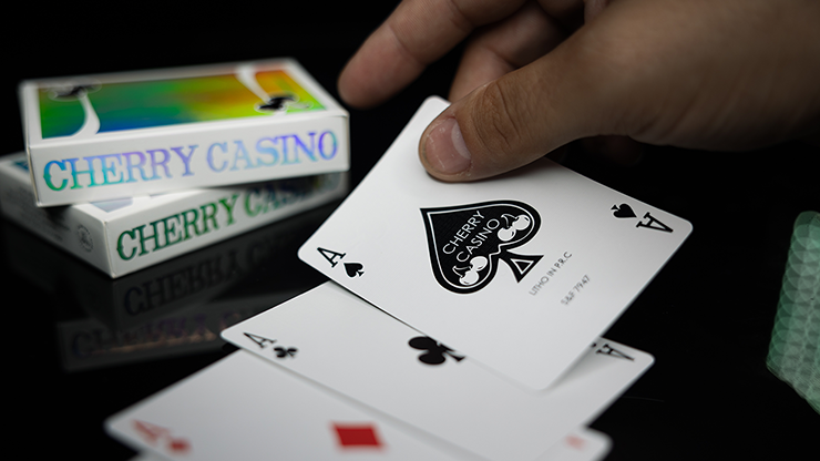 72363 alt5.png Cherry Casino Sands Mirage (Holographic) Playing Cards