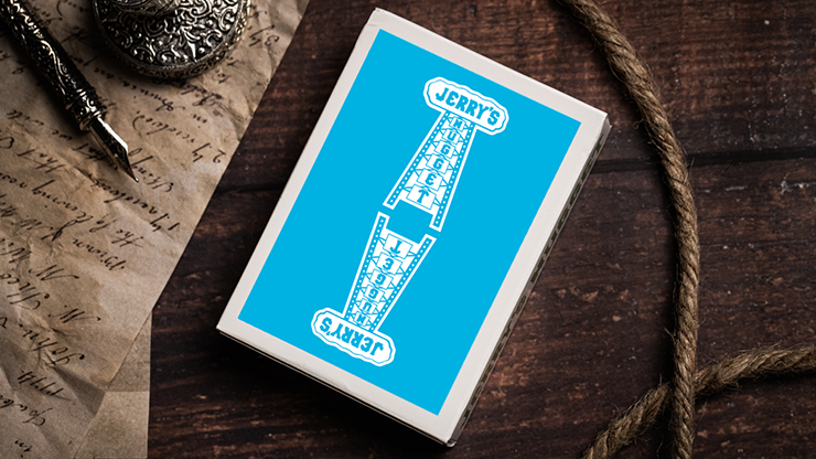 72374 full.png Jerry's Nugget (Icey Blue) Marked Monotone Playing Cards