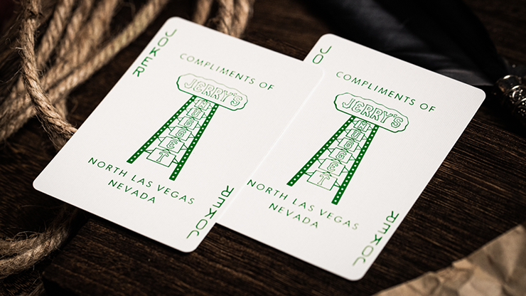 72376 alt1.png Jerry's Nugget (Felt Green) Marked Monotone Playing Cards