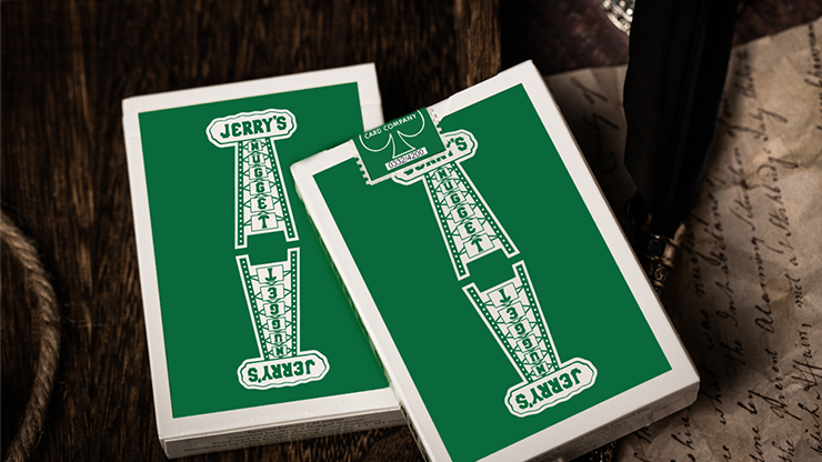 72376 alt5.png Jerry's Nugget (Felt Green) Marked Monotone Playing Cards