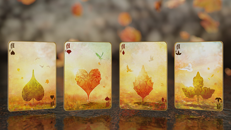 72441 alt2.png Entwined Vol.2 Fall Gold Playing Cards