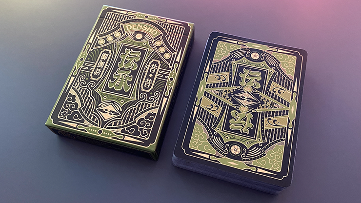 72801 alt4.png Densho (Green) Playing Cards