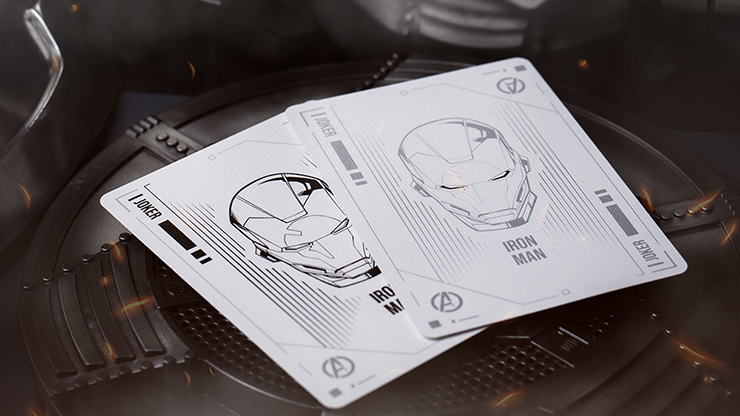 72843 alt1.png Iron Man MK1 Playing Cards by Card Mafia