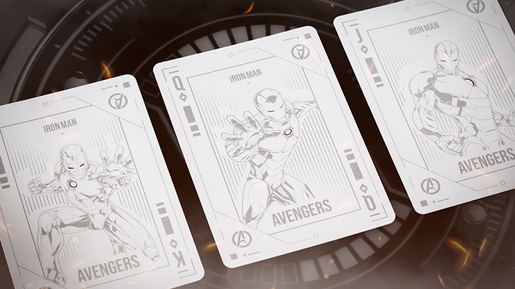 72843 alt2.png Iron Man MK1 Playing Cards by Card Mafia