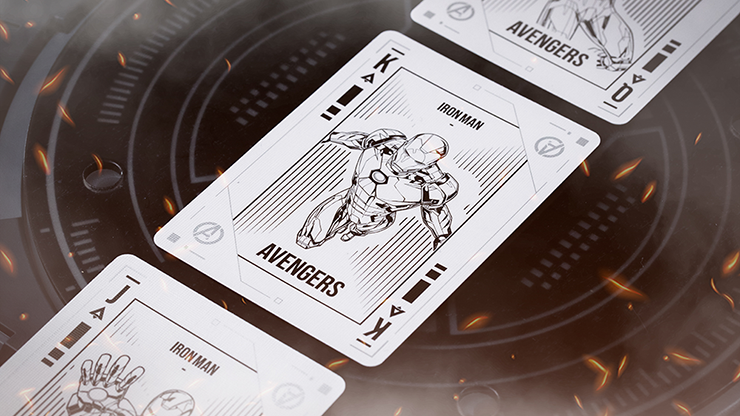 72843 alt3.png Iron Man MK1 Playing Cards by Card Mafia
