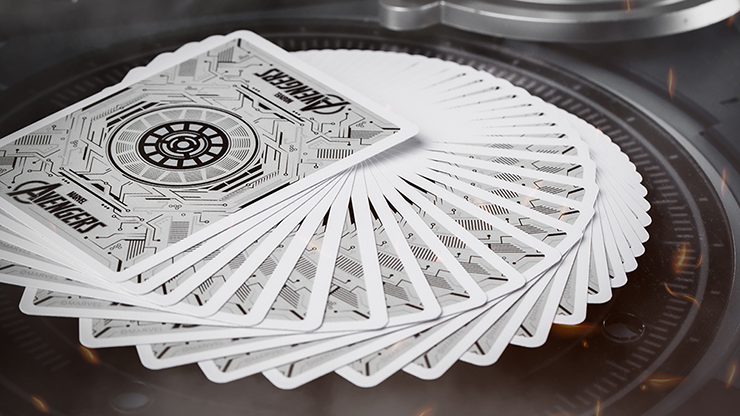 72843 alt4.png Iron Man MK1 Playing Cards by Card Mafia