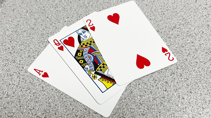 72877 alt2.png Bicycle 2 Faced Red Tuck (Mirror Deck Same on both sides) Playing Card