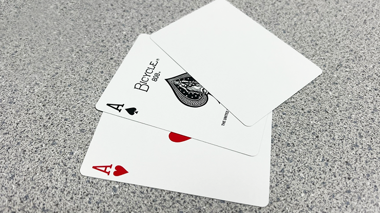 72877 alt3.png Bicycle 2 Faced Red Tuck (Mirror Deck Same on both sides) Playing Card