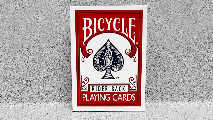 72877 full.png Bicycle 2 Faced Red Tuck (Mirror Deck Same on both sides) Playing Card