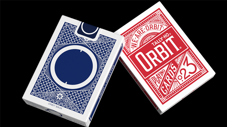 73035 alt4.png Orbit Tally Ho Circle Back (Red) Playing Cards