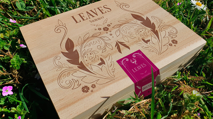 73673 full.png Wooden Leaves Summer Box Set Playing Cards by Dutch Card House Company